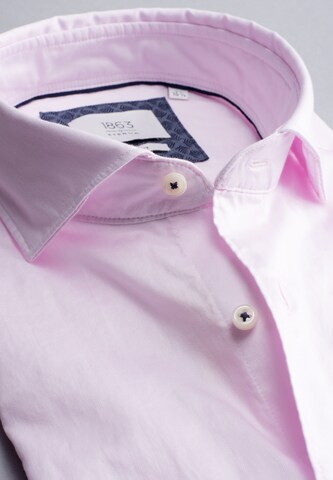 ETERNA Slim fit Zakelijk overhemd in Roze: voorkant