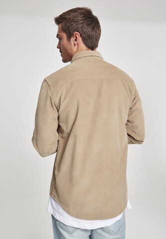 Urban Classics Regular Fit Skjorte i beige