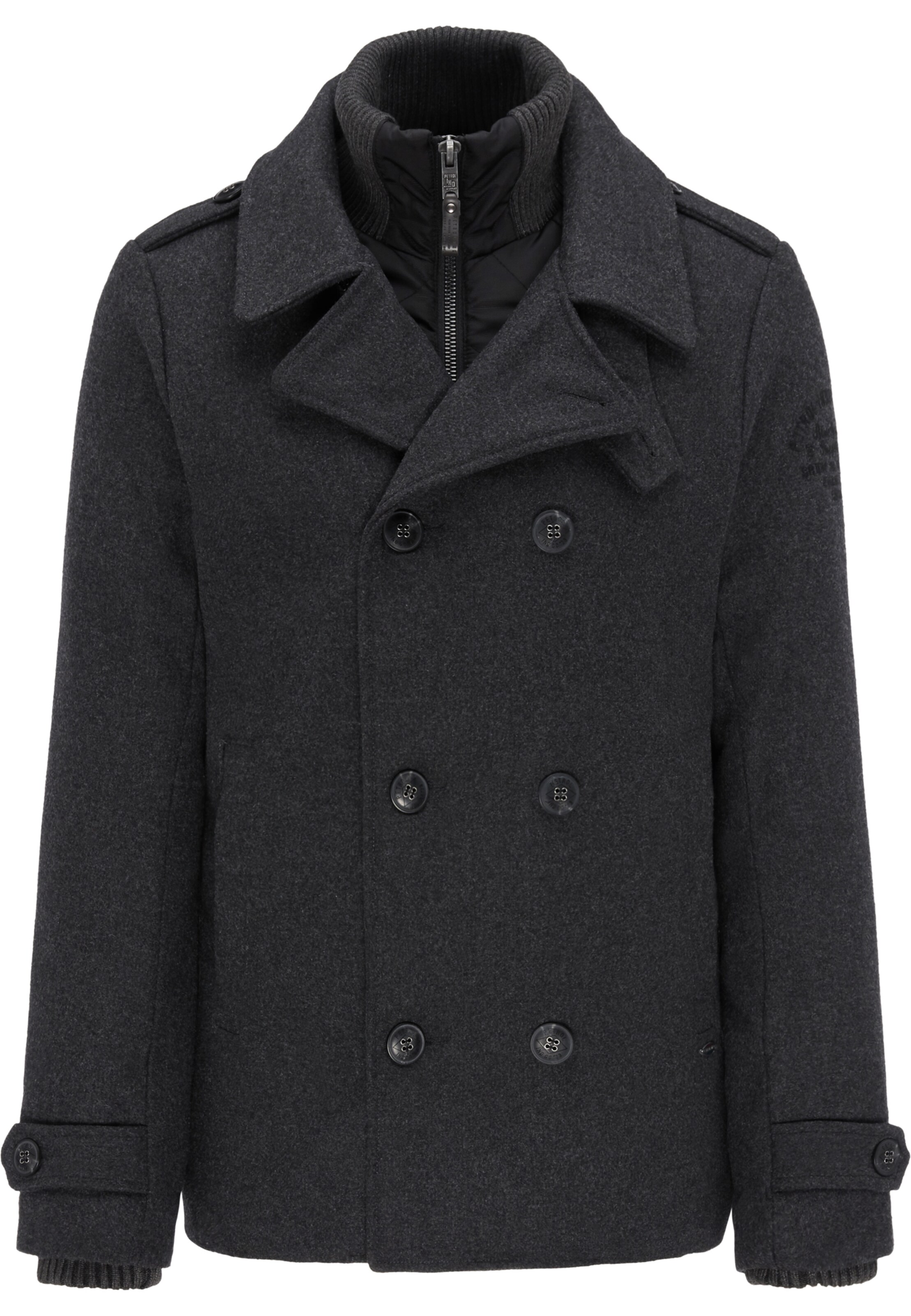 Petrol Industries - Tussenjas in de kleur Basaltgrijs