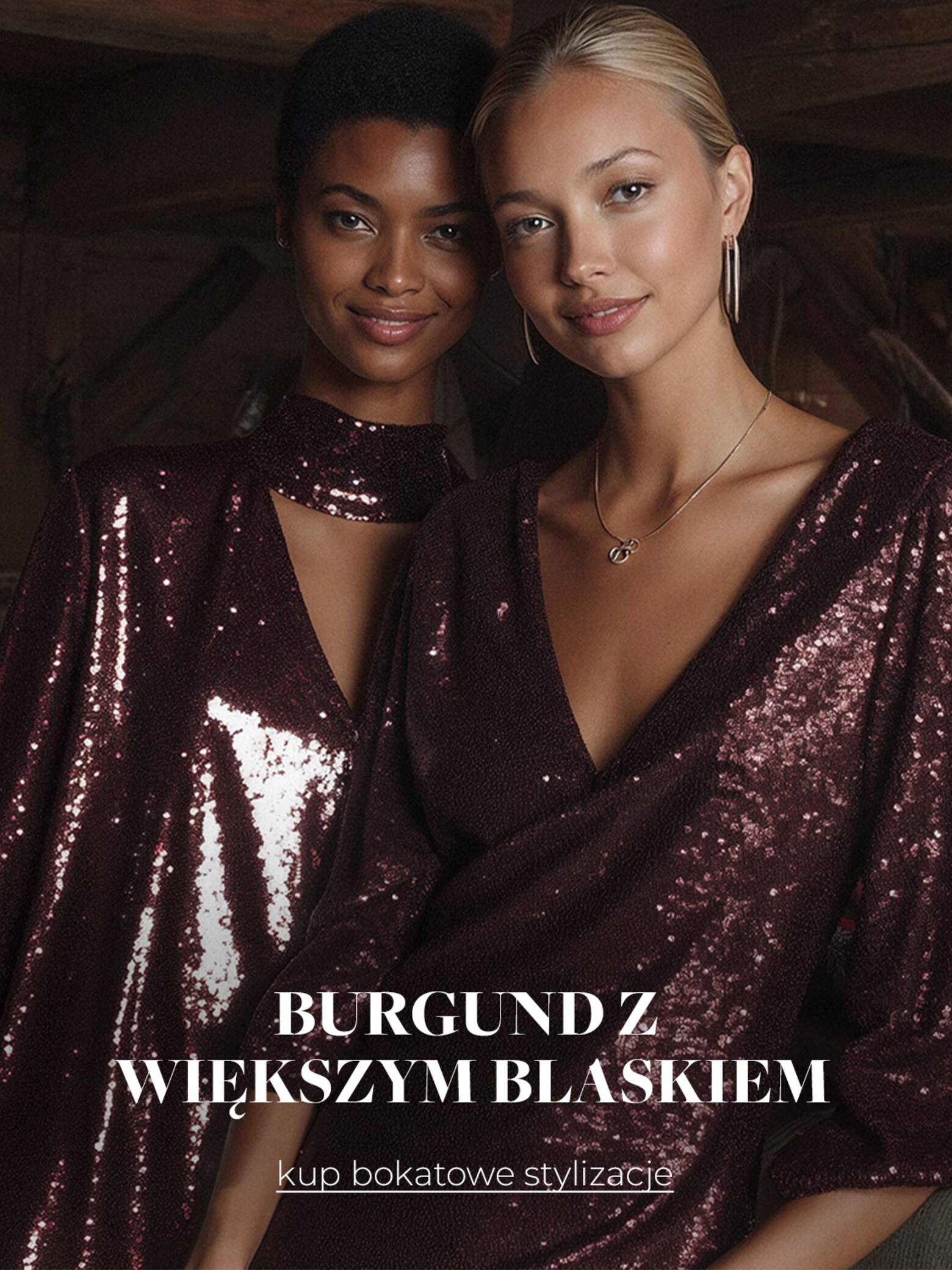 Głęboka czerwień z energią głównej postaci Burgund