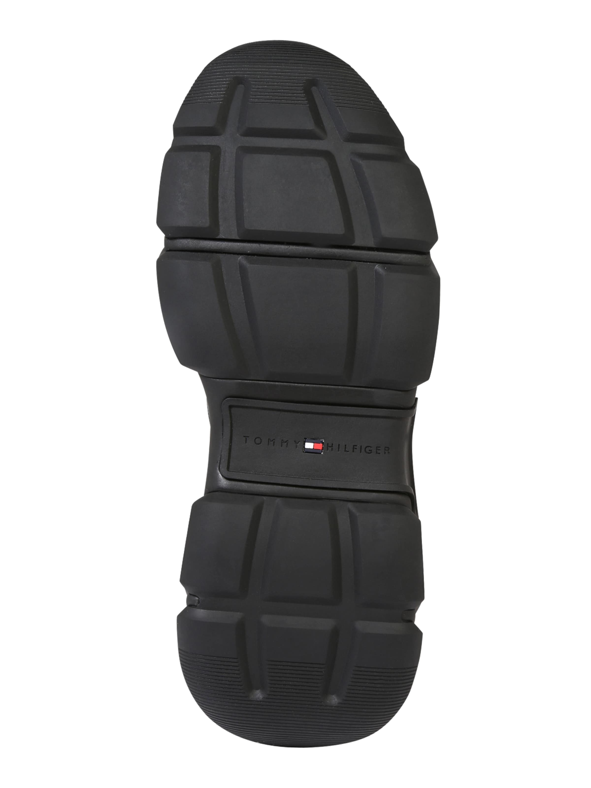 TOMMY HILFIGER Sneakers laag 'Cosy Chunky' in Zwart: onderkant