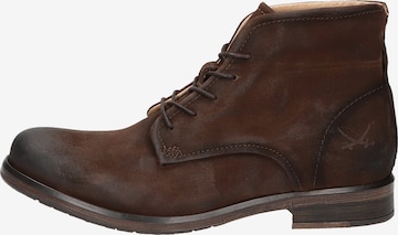 SANSIBAR Lace-Up Boots in Brown