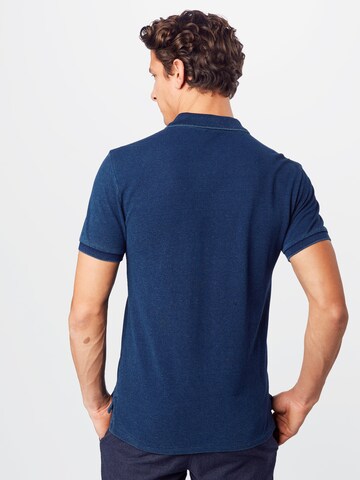 Tricou de la Polo Ralph Lauren pe albastru: spate