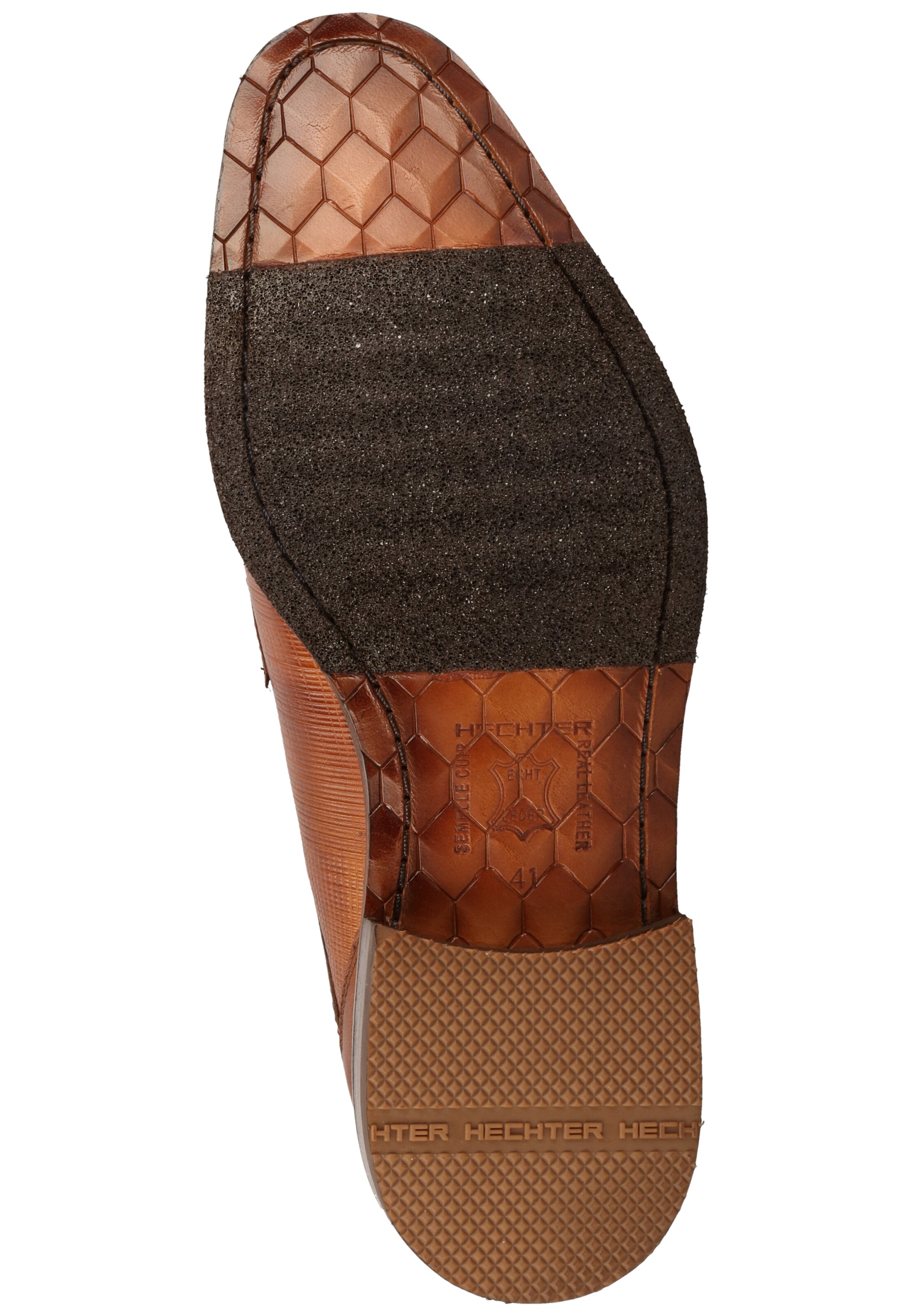 DANIEL HECHTER - Veterschoen in de kleur Cognac