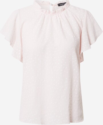 Boohoo - Blusa em rosa: frente