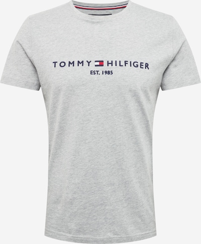 TOMMY HILFIGER Skjorte i mørkeblå / lysegrå / rød / hvit, Produktvisning