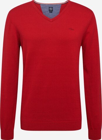 s.Oliver Pullover in Rot: predná strana