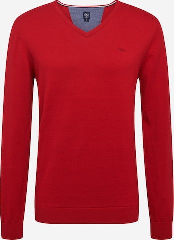 Pull-over s.Oliver en rouge : devant