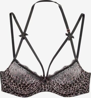 Balconnet Soutien-gorge 'Padded' LASCANA en noir : devant