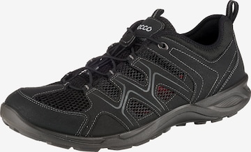 ECCOSportske cipele na vezanje 'Terracruise' - crna boja: prednji dio