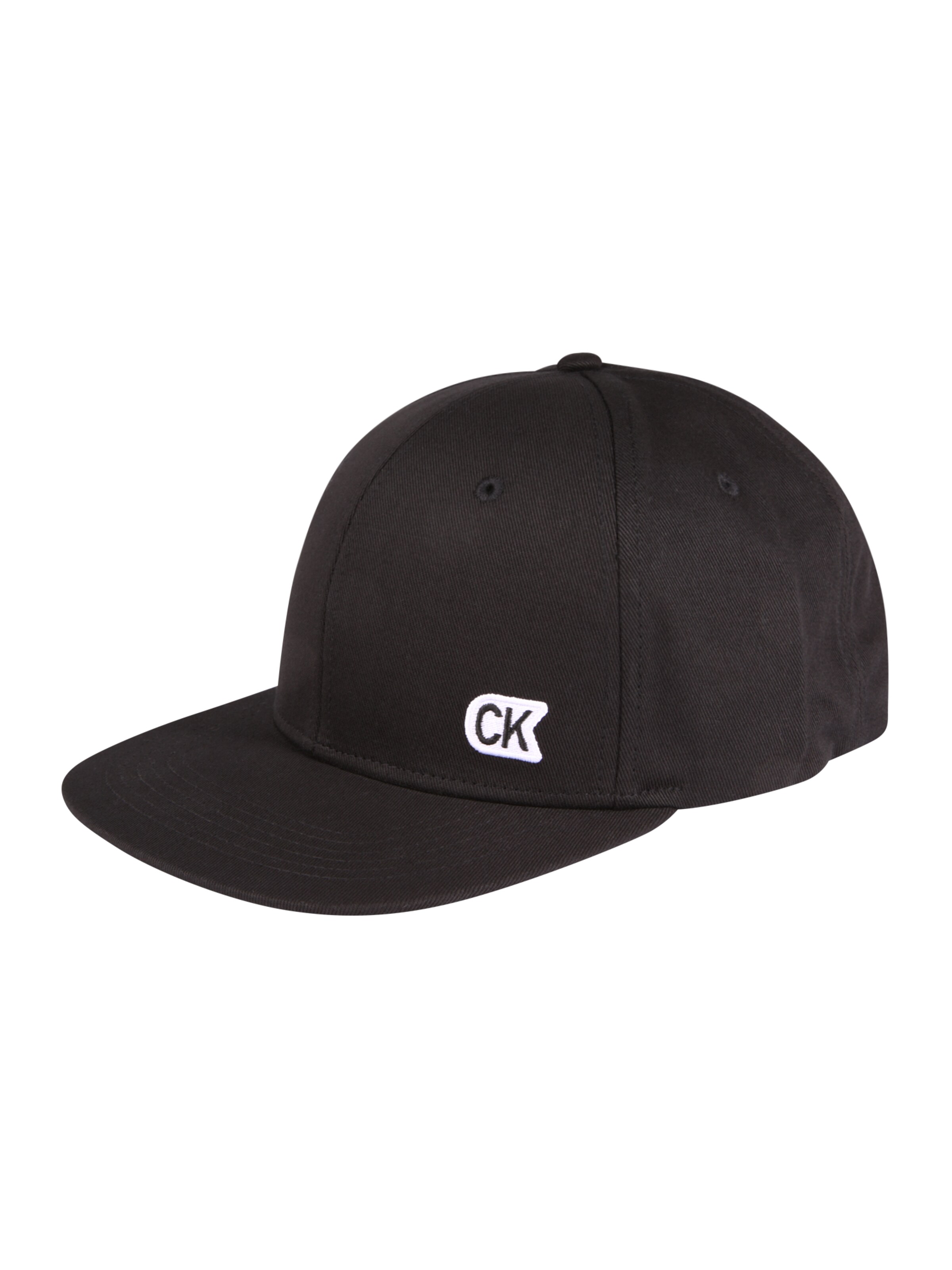 Calvin Klein Jeans - Pet 'J CK Badge Flat Peak Cap M' in de kleur Zwart