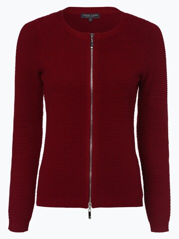 Marie Lund Knit Cardigan in Red: front