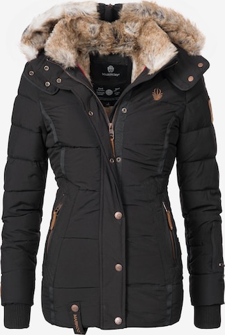 MARIKOO Winter Jacket 'Nekoo' in Black: front