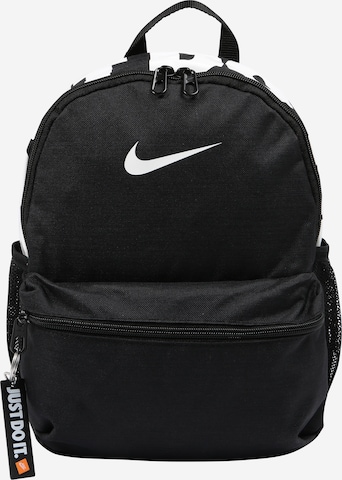 Rucsac 'Brasilia' de la Nike Sportswear pe negru: față