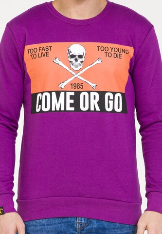 PLUS EIGHTEEN Sweatshirt in Purple
