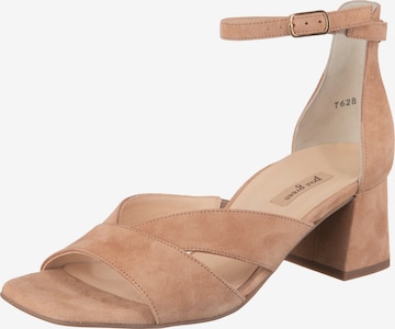 Paul Green Riemchensandalette in Beige: predná strana