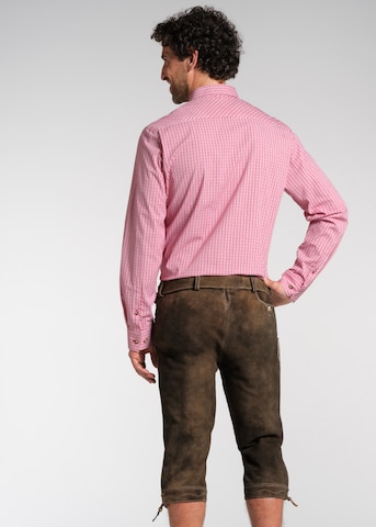 Coupe slim Pantalon folklorique 'Ottfried' SPIETH & WENSKY en marron