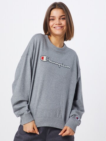 Champion Authentic Athletic Apparel Sweatshirt in Grey: front