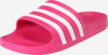 ADIDAS SPORTSWEAR Plážová/koupací obuv 'ADILETTE AQUA' – pink: přední strana