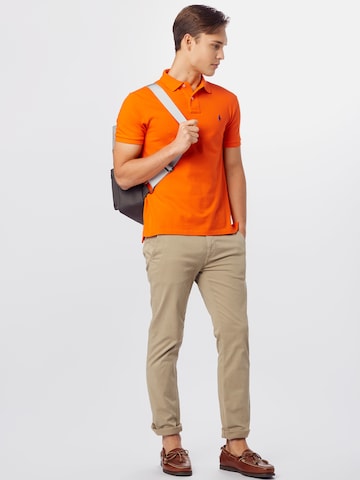Polo Ralph Lauren Koszulka 'SSKCSLIM1' w kolorze pomarańczowy