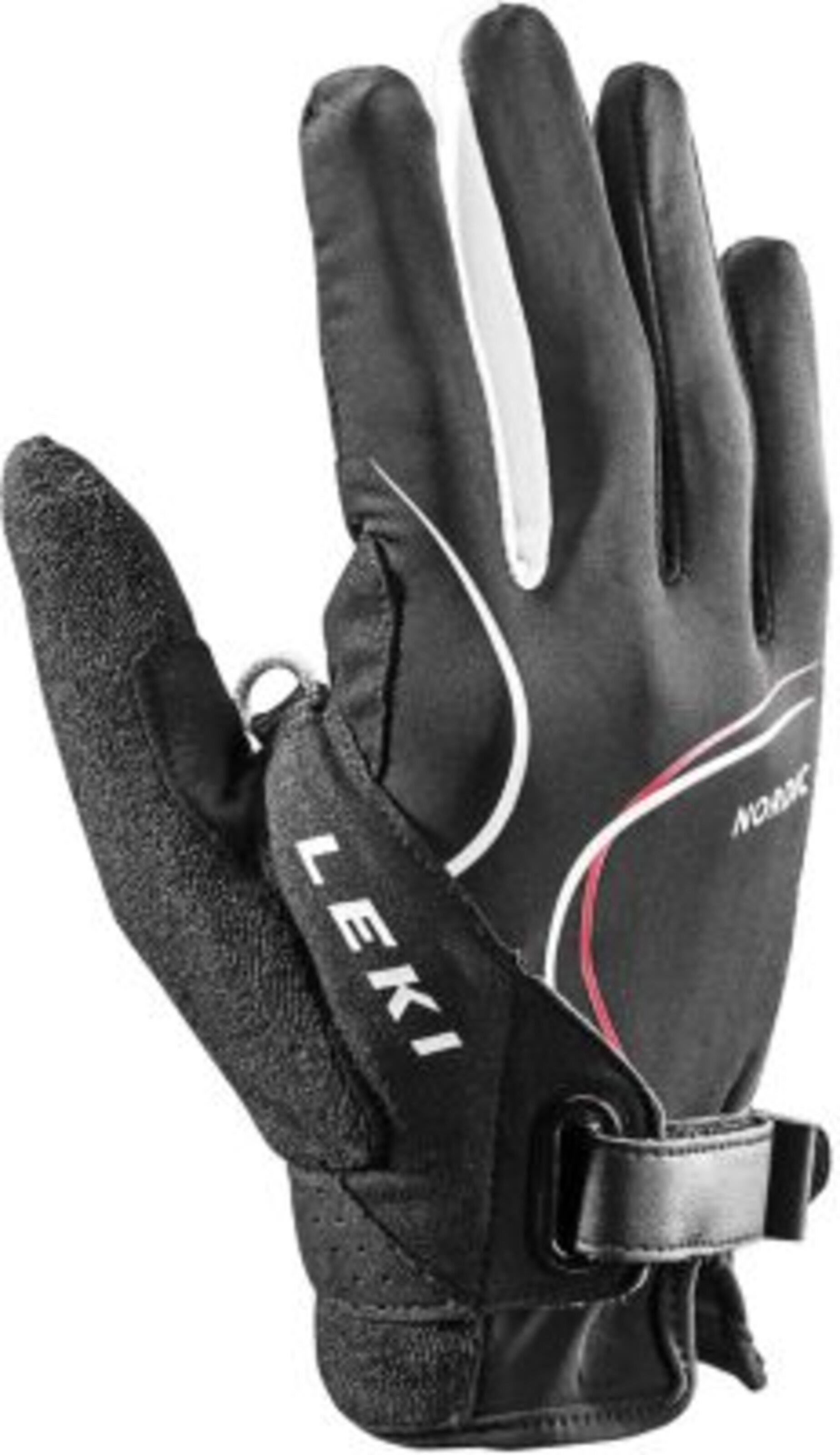 LEKI - Nordic Lite Shark Long Nordic Walking Handschuhe in schwarz