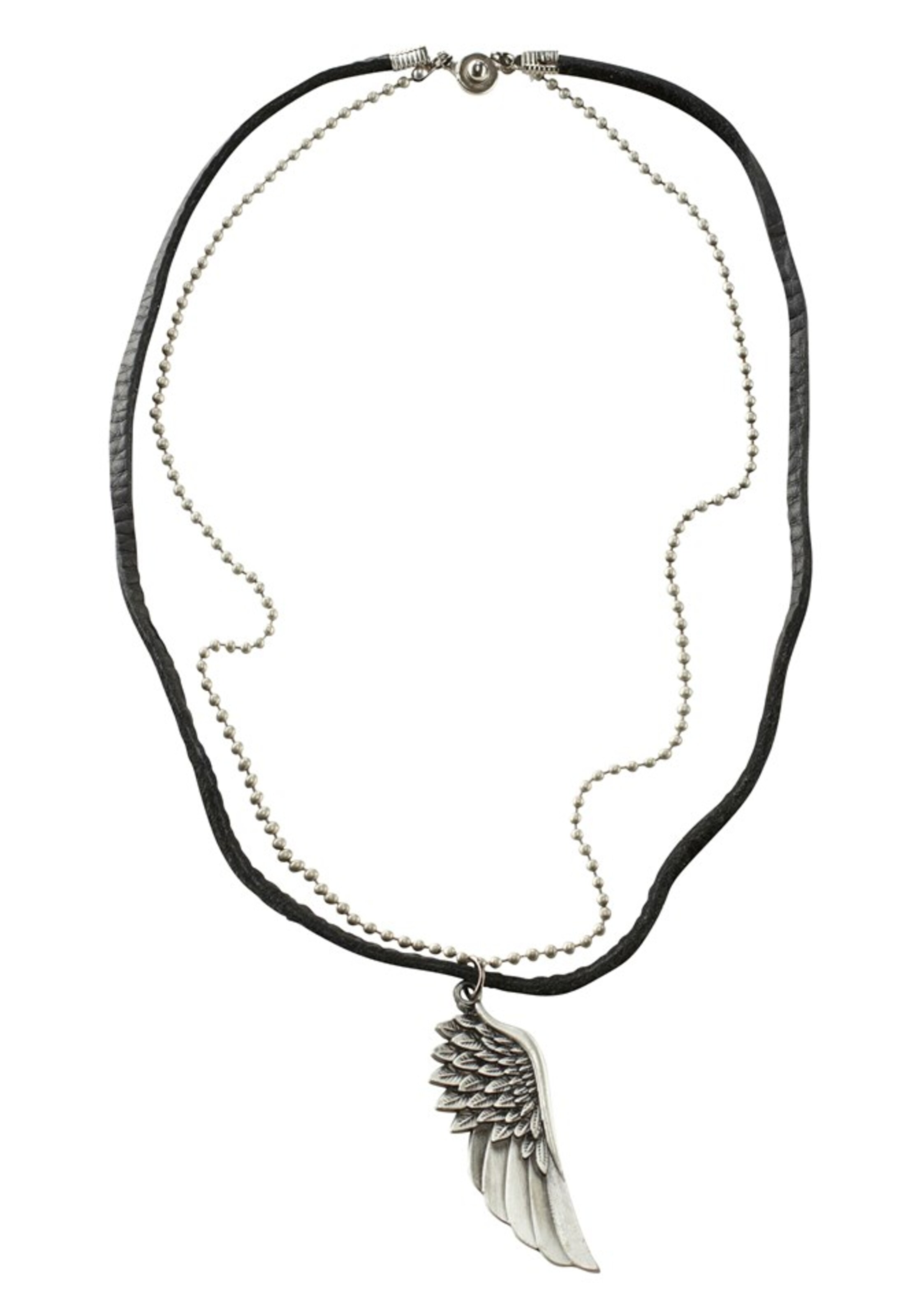 J. Jayz Necklace in Silver: front