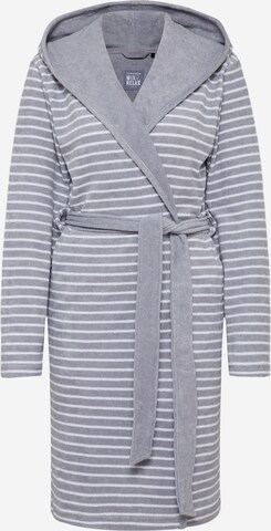 SCHIESSER Short Bathrobe in Grey: front