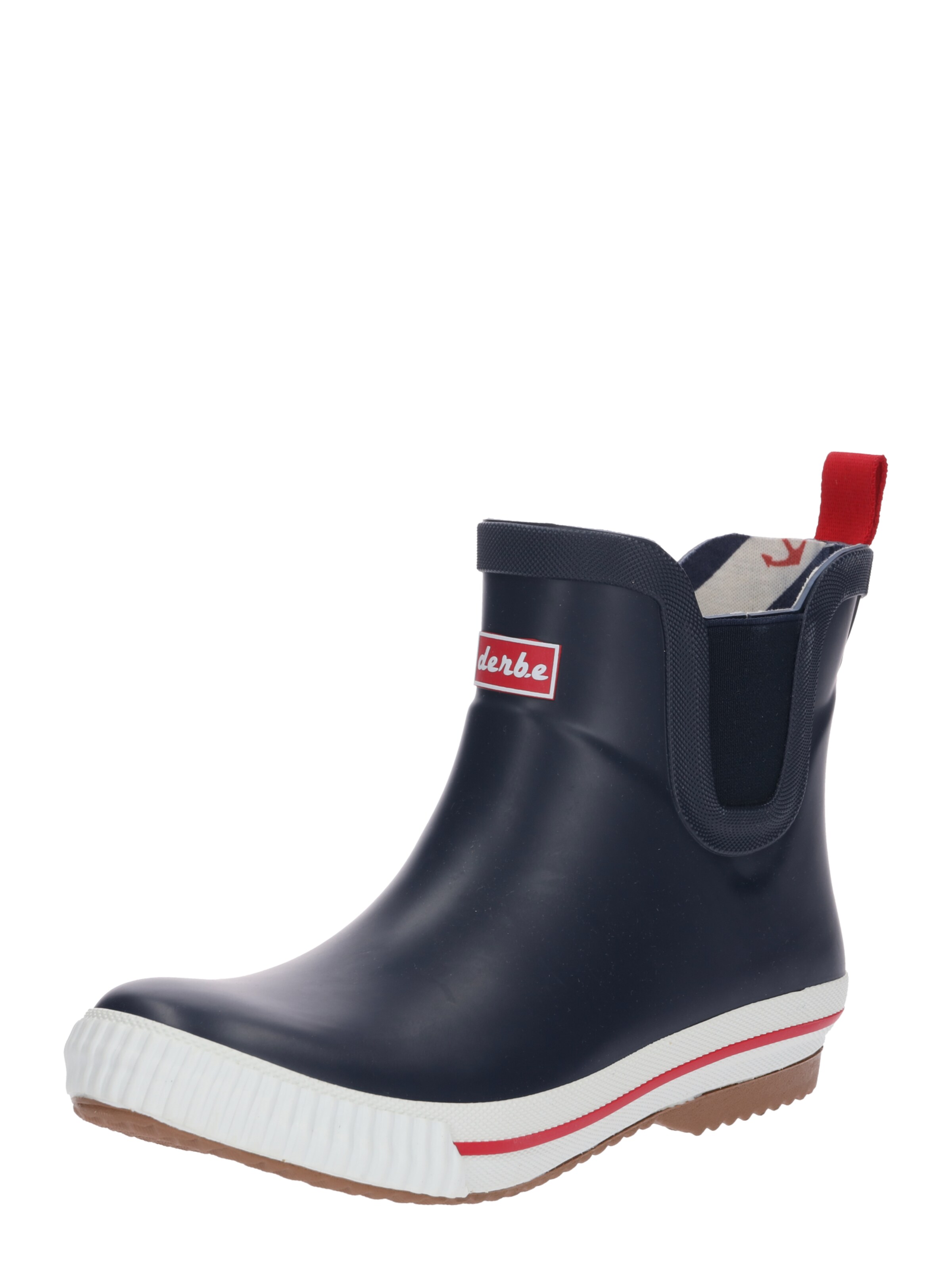 Derbe - Regenlaarzen 'Wattpuuschen' in de kleur Navy
