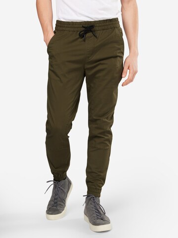 Effilé Pantalon cargo 'Vega Bob' JACK & JONES en vert : devant