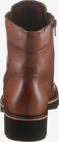 GABOR Lace-Up Ankle Boots 'GENUA' in Brown