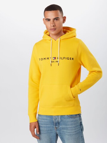 TOMMY HILFIGER Regular fit Μπλούζα φούτερ σε κίτρινο: μπροστά