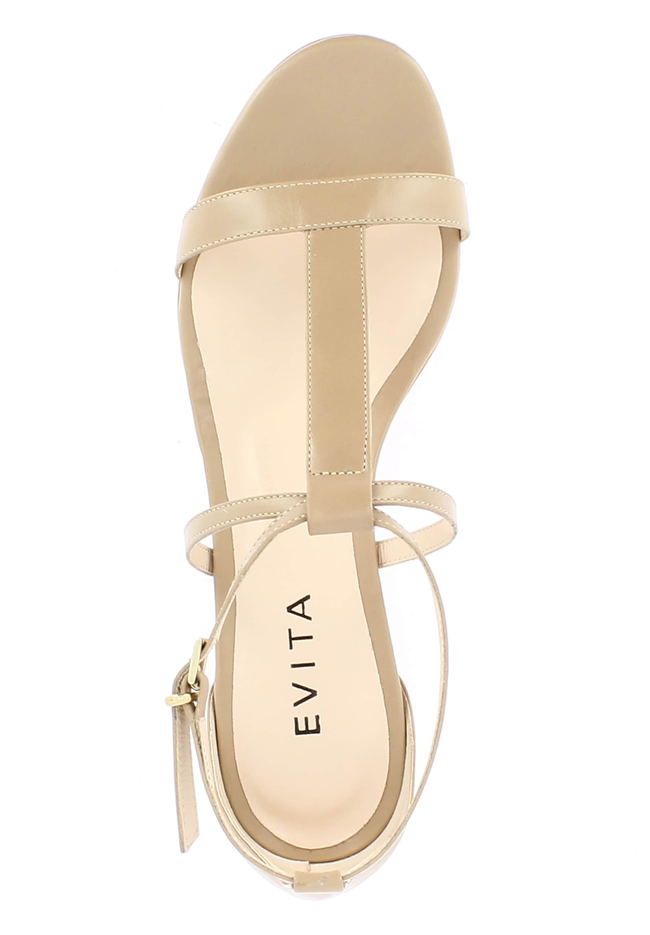 EVITA Sandalen met riem 'Salvina' in Beige