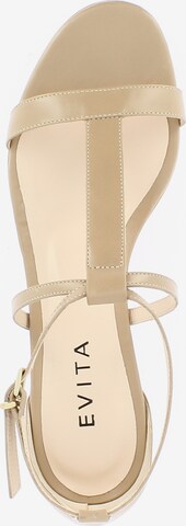 EVITA Strap Sandals 'Salvina' in Beige