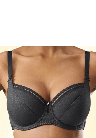 Invisible Soutien-gorge PETITE FLEUR en noir : devant