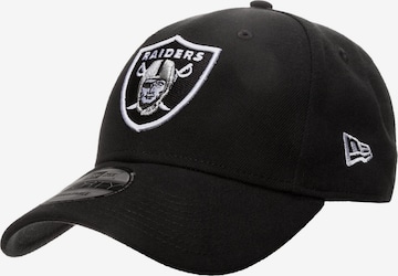 NEW ERA Pet 'NFL Oakland Raiders Team' in Zwart: voorkant