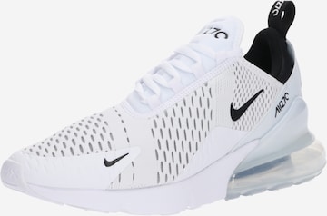 Baskets basses 'Air Max 270' Nike Sportswear en blanc : devant