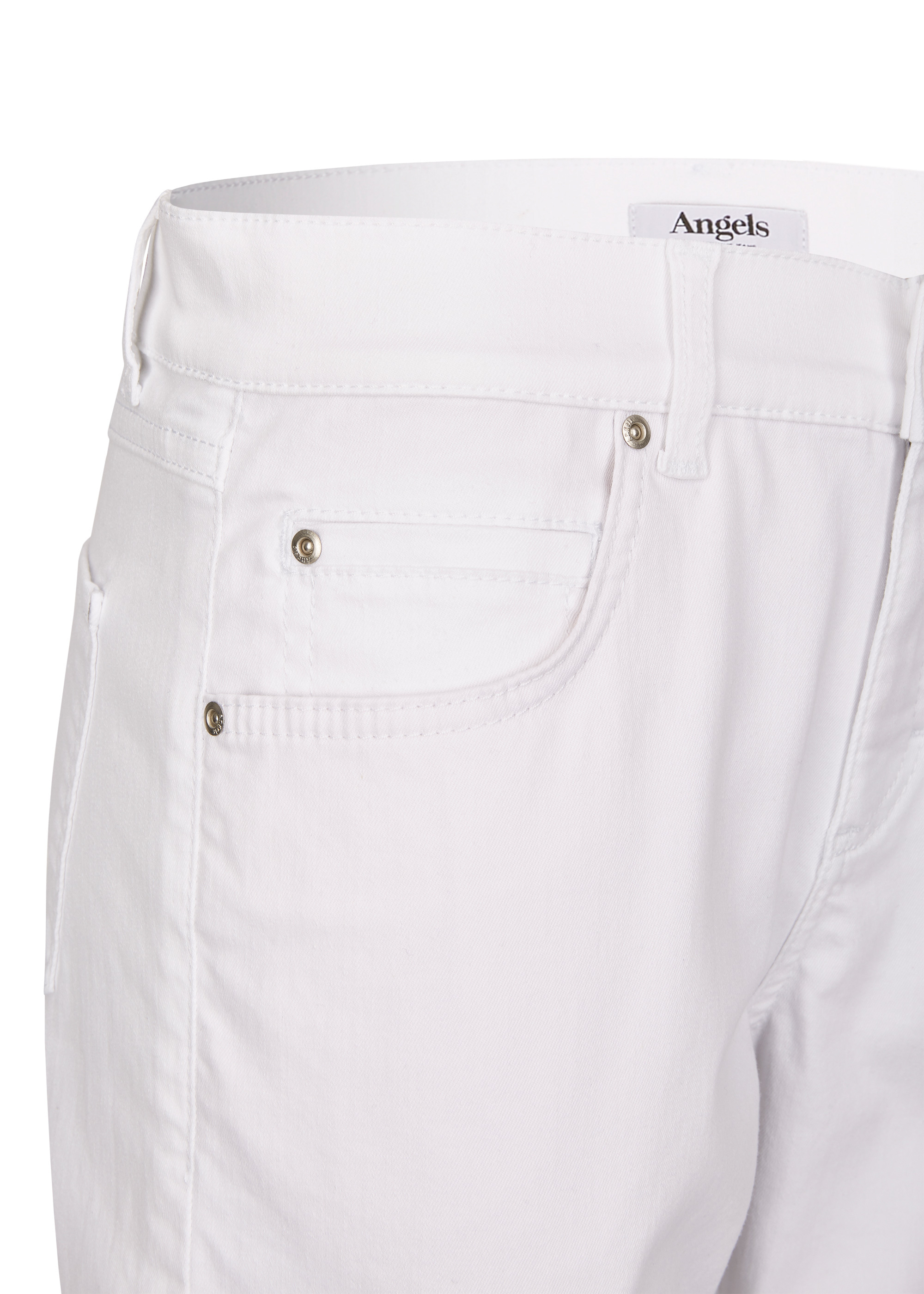 Angels Capri-Jeans ,Cici TU mit leichter Used-Waschung in Weiß 