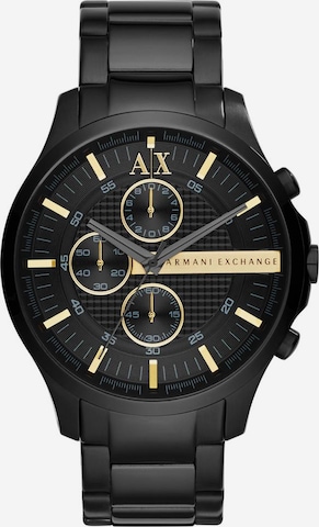 ARMANI EXCHANGE Analoog horloge 'AX2164' in Zwart: voorkant