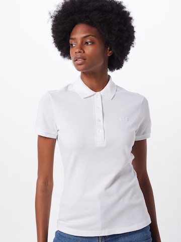 LACOSTE Poloshirt 'Chemise' in Weiß: predná strana