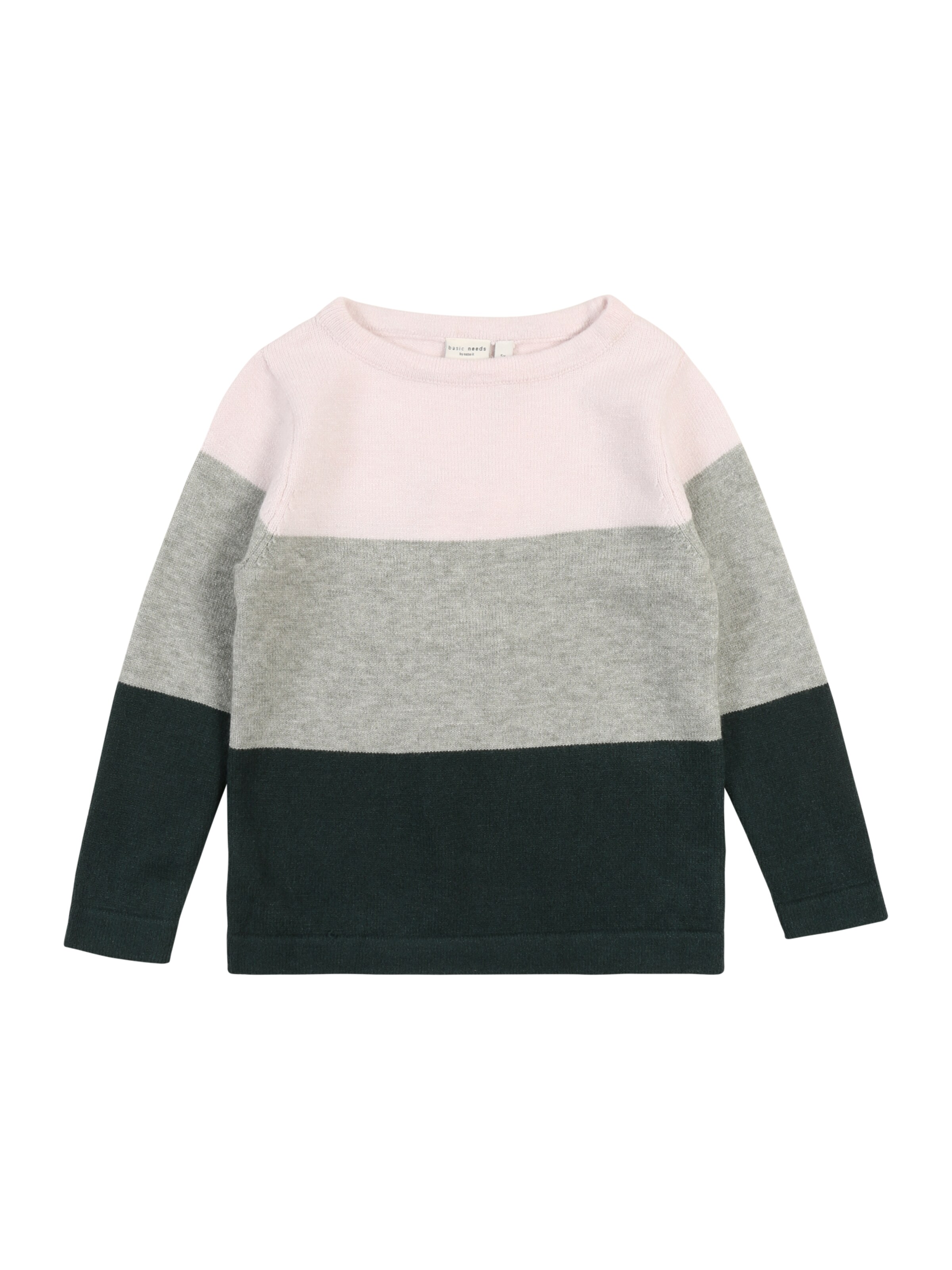 NAME IT - Trui 'VULIA' in de kleur Grijs gemêleerd