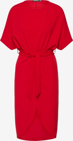 Boohoo - Vestido em vermelho: frente