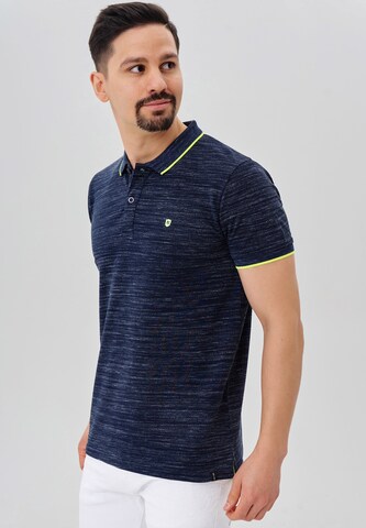 INDICODE JEANS Polo ' Mecklenburgh ' in Blau