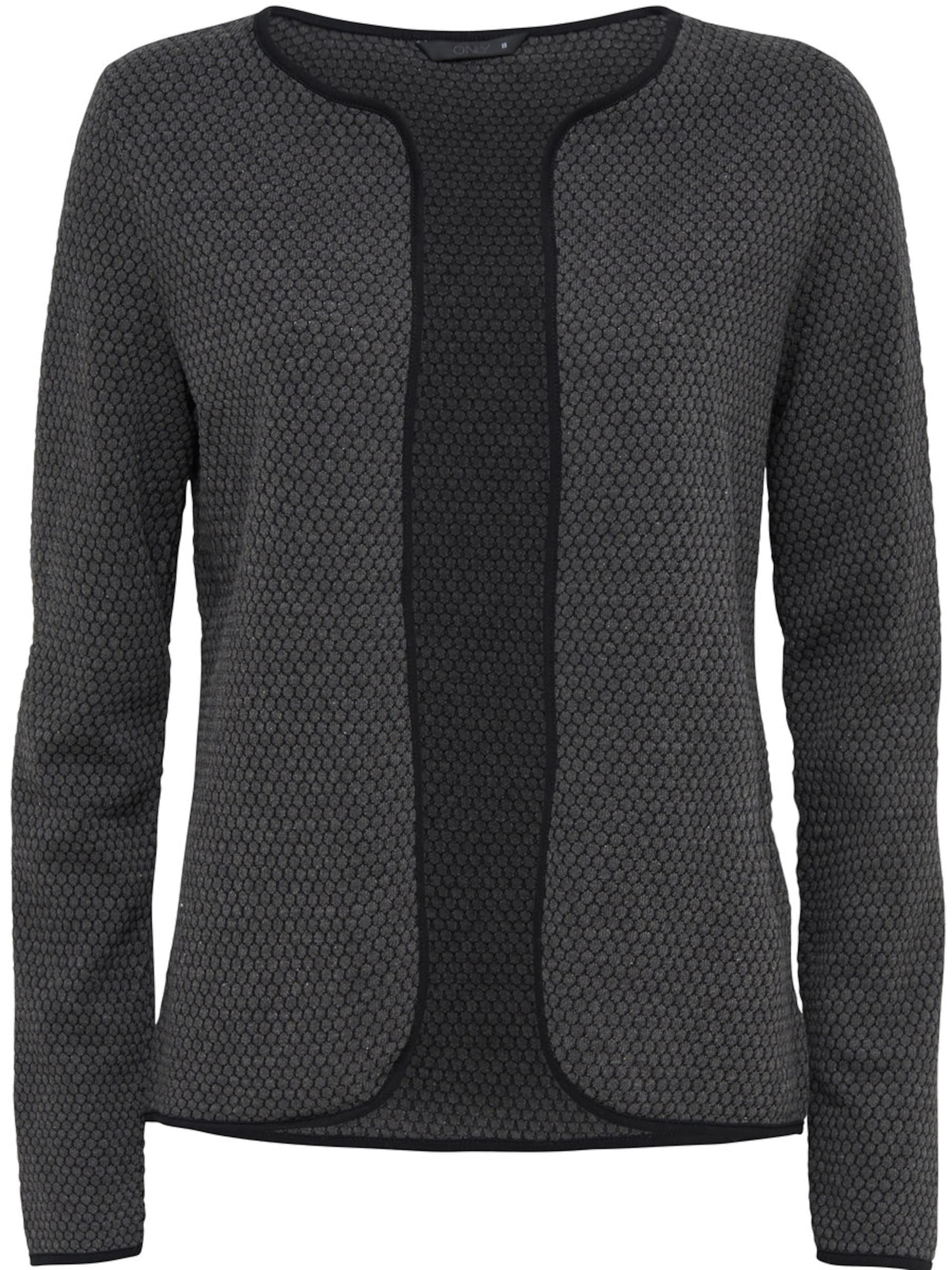 ONLY - Gebreid vest in de kleur Antraciet