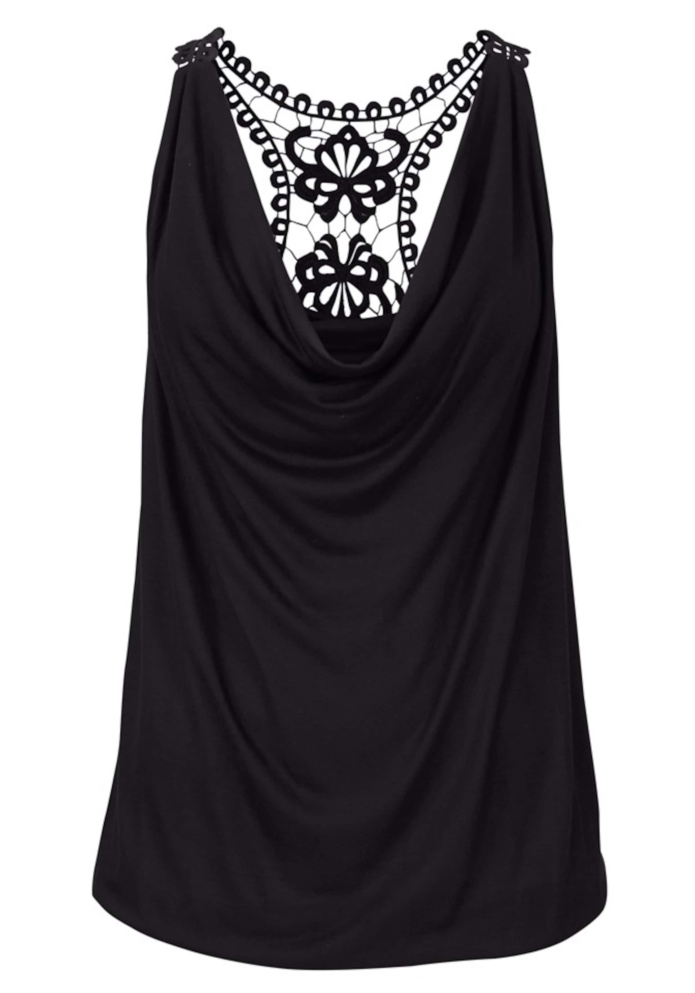 Top de la LASCANA pe negru: față