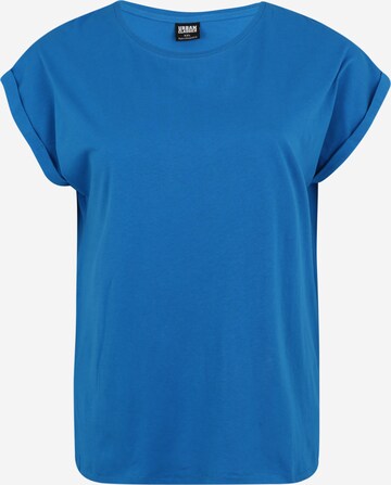 Urban Classics Shirt in Blauw: voorkant