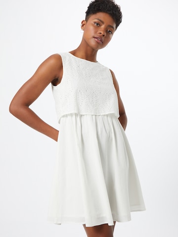 TOM TAILOR DENIMLjetna haljina - bijela boja: prednji dio