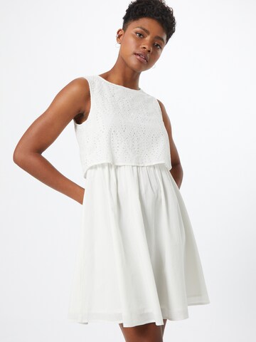 TOM TAILOR DENIM Summer Dress in White: front