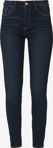 QS Skinny Jeans 'Sadie' in Blauw: voorkant