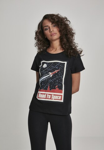 Merchcode Shirt 'Road To Space' in Zwart