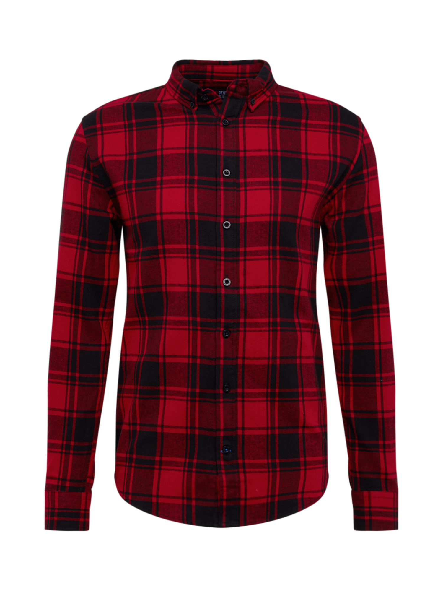 Denim Project Camicia Check Shirt in Rosso 
